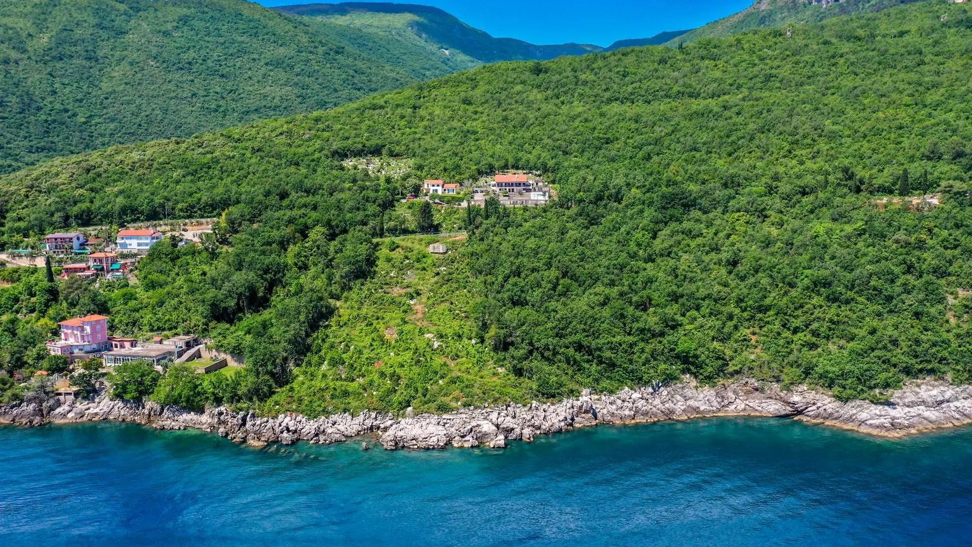 Ferienhaus Großes Reihenhaus mit viel Grün und Meerblick Mošćenička Draga Kroatien